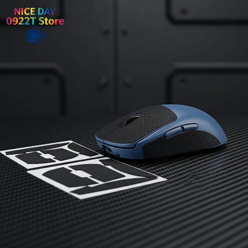 Gaming Accessories Aesthetic - 1/3 個のハニカムテクスチャーマウス滑り止めグリップテープ、耐汗性マウスステッカー、ゲームマウス、ホームオフィス、日常使用用@ # X