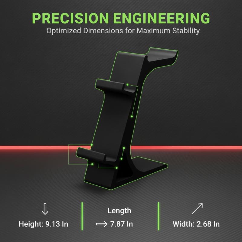 ユニバーサル対応のデュアルゲームコントローラー用ヘッドホンス - Gaming Accessories Rack のレビューと価格