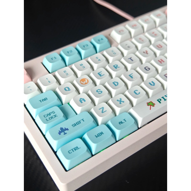 ピクセルスタイルのテーマキーキャップ XDAプロファイル P - Gaming Accessories Aesthetic のレビューと価格