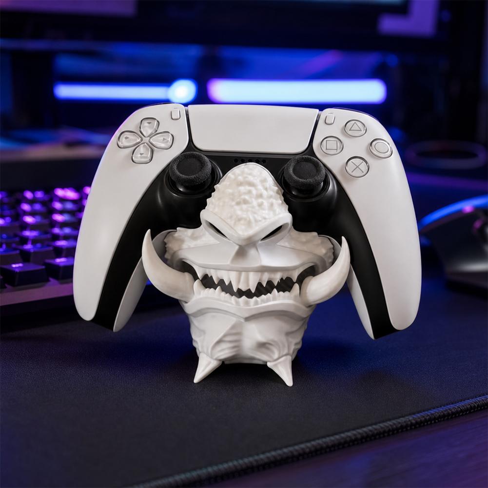 PS5ゲームパッド用「侍鬼面」コントローラーホルダー。3Dプ - Accessories For Your Gaming Room のレビューと価格