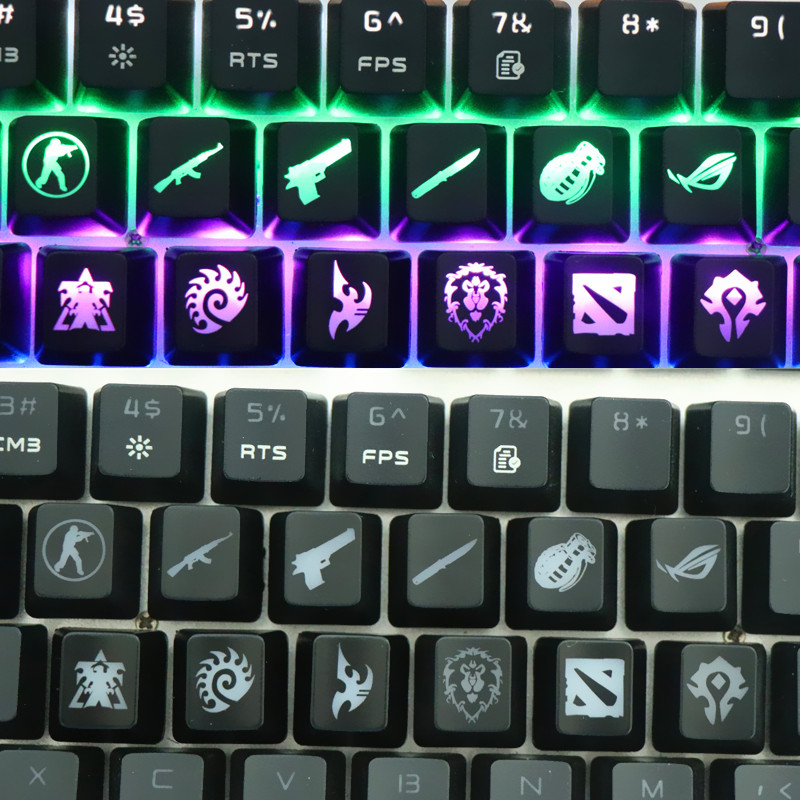 CS GO ゲーミングキーキャップカスタム ABS バックラ - Gaming Accessories Aesthetic のレビューと価格