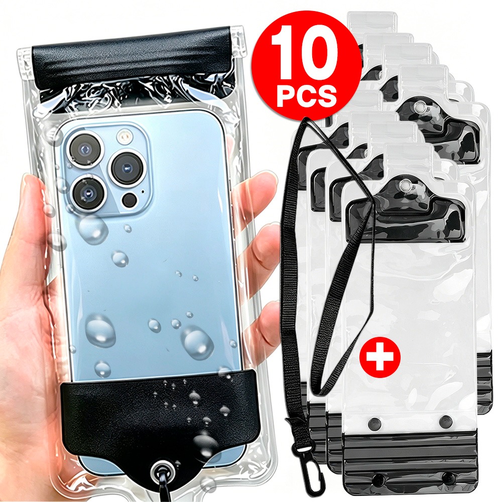 1～10個入り ユニバーサルIPX8防水電話バッグケース i - Gaming Accessories Rack のレビューと価格